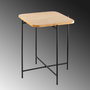 Hanah Home Mesa de Centro Shb-005 de Madera y Metal